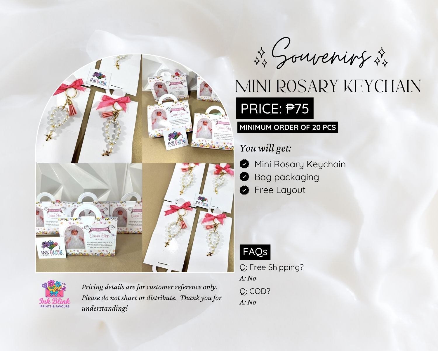 Mini Rosary Key Chain